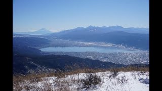 雪山ハイキング　高ボッチ山へGO！