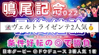 鳴尾記念2022【最終結論】◎はまさかの...⁉️この判断が明暗を分ける⁉️