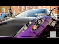 $3million purple arab pagani huayra bc 1 of 20 arrives in london