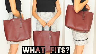 [WHAT FITS] Coach 1941 Rogue Tote Review | bolso cartera | tas tangan | กระเป๋าถือกระเป๋า | túi xách