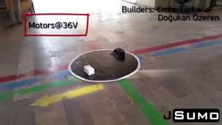 New Senju Fast Sumo Robot Tests