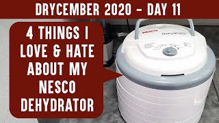 NESCO FD-75 EXPERIENCE: What I Love \u0026 Hate about My Nesco FD-75 Snackmaster Dehydrator  DRYCEMBER