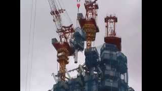 【東京スカイツリー建設風景】大支柱吊上げ(2009/09/21)