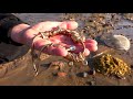 lots of gold as well as jewelry with shining diamonds was found in the river