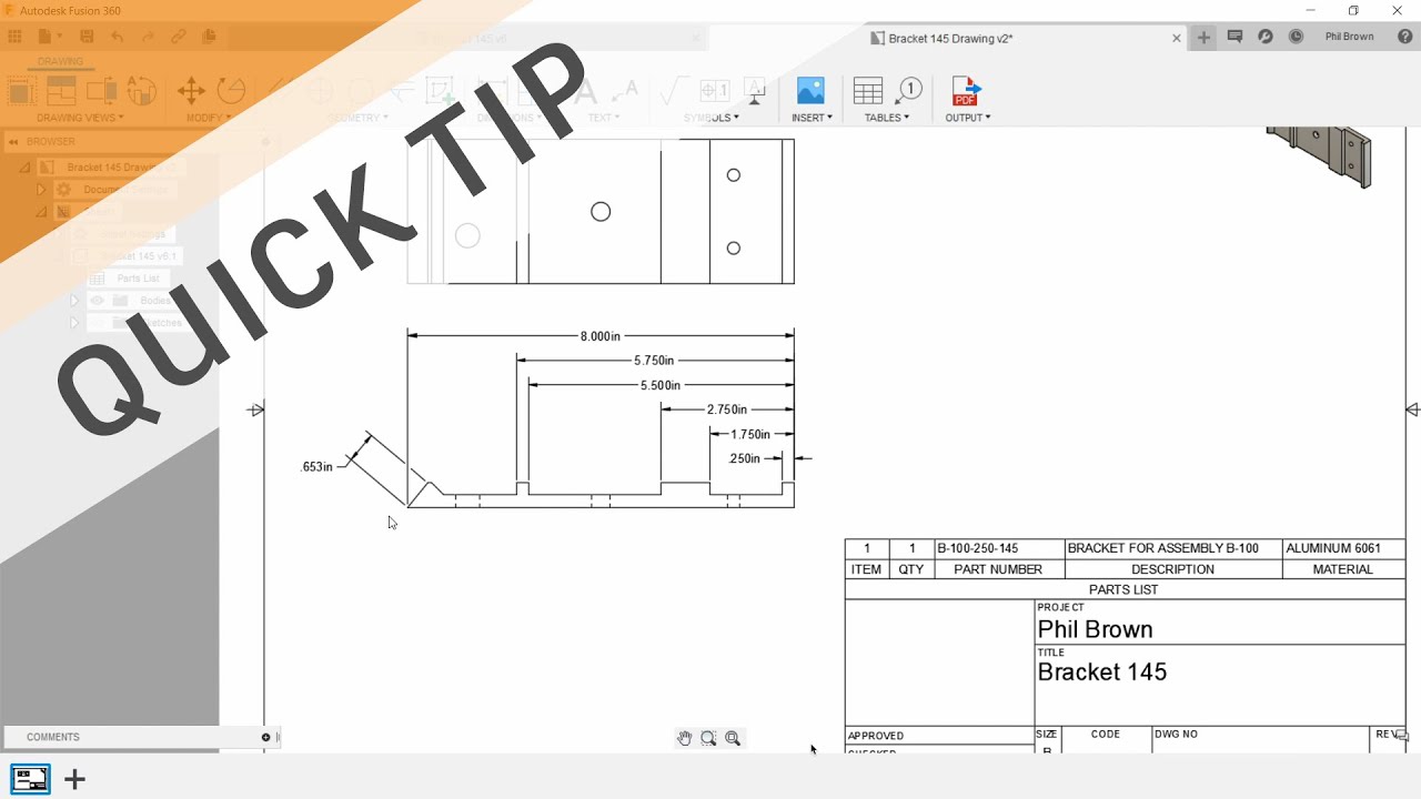 Quick Tip Baseline Stacked Dimensions Youtube