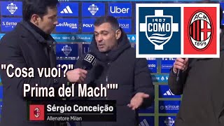 Sergio Conceicao Intervista Pre Como vs Milan 14/01/2025