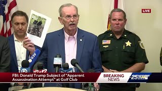 Officials give update after apparent assassination attempt at Donald Trump's Florida golf club