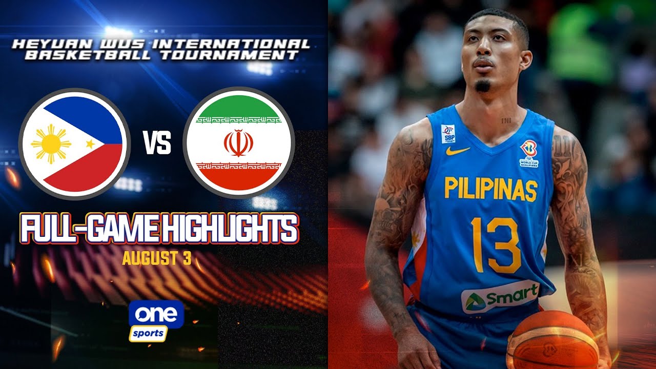 Philippines Vs. Iran Highlights | 2023 Heyuan WUS International ...