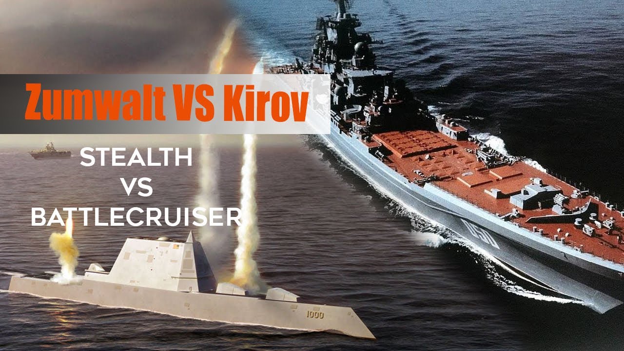 The $ 4 Billion Zumwalt Destroyer VS Kirov Battlecruiser - Who Wins ...