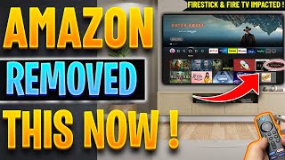 🔴New Firestick Update - Look At What They Removed ! 😡