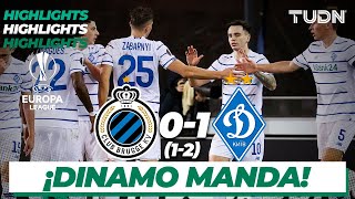 Highlights | Brujas 0(1)-(2)1 Dinamo | Europa League 2021 - 16vos | TUDN