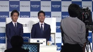 中村勘九郎「芝居の方が楽」七之助とYouTube動画を公開収録！「brother」新CM発表会1