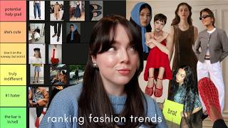 tier ranking 2024 fashion trends: this year's best and worst fashion trends