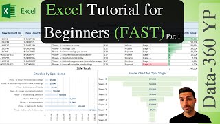 Data Analytics Excel Tutorial 2020 - Part 1