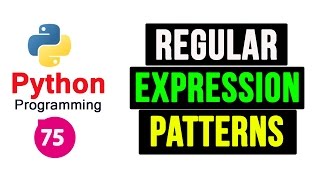 Python Programming Tutorial - Regular Expressions | Patterns