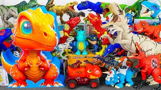 Jurassic World Unboxing Review ASMR | Giant T- Rex Mystery box, Atrociraptor, Triceratops, Dino Toys