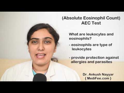 What is normal eosinophil count?