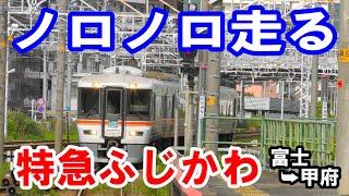 【ノロノロ走る特急】身延線の特急ふじかわに乗って富士→甲府を移動する！