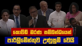 කොවිඩ් මරණ සම්බන්ධයෙන් පාර්ලිමේන්තුව උණුසුම් වෙයි  | Parliament