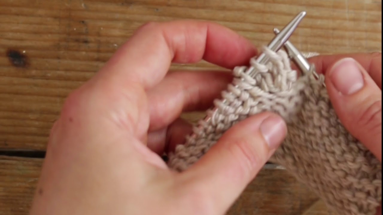 How To Knit A Bobble - YouTube