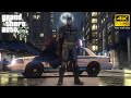 GTA 5 - Batman Fights Crime in New York City! (4K Ultra HD Gameplay)