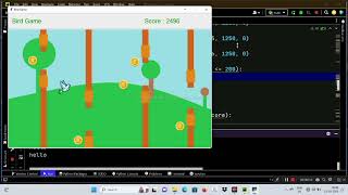 Bird game using python Tkinter | Tkinter Tutorial in Tamil