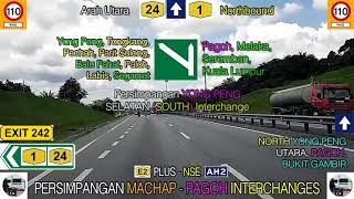 V81: Machap-Pagoh, Ayer Hitam, Yong Peng, E2, AH2, Muar, Batu Pahat, Mersing, Paloh, Panchor, Labis