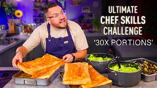 Ultimate CHEF SKILLS Challenge: VOLUME (30 Portions) | Sorted Food