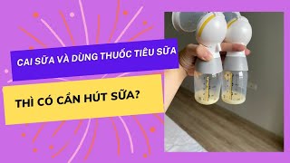 Cai sữa dùng thuốc tiêu sữa có cần hút sữa hay không?