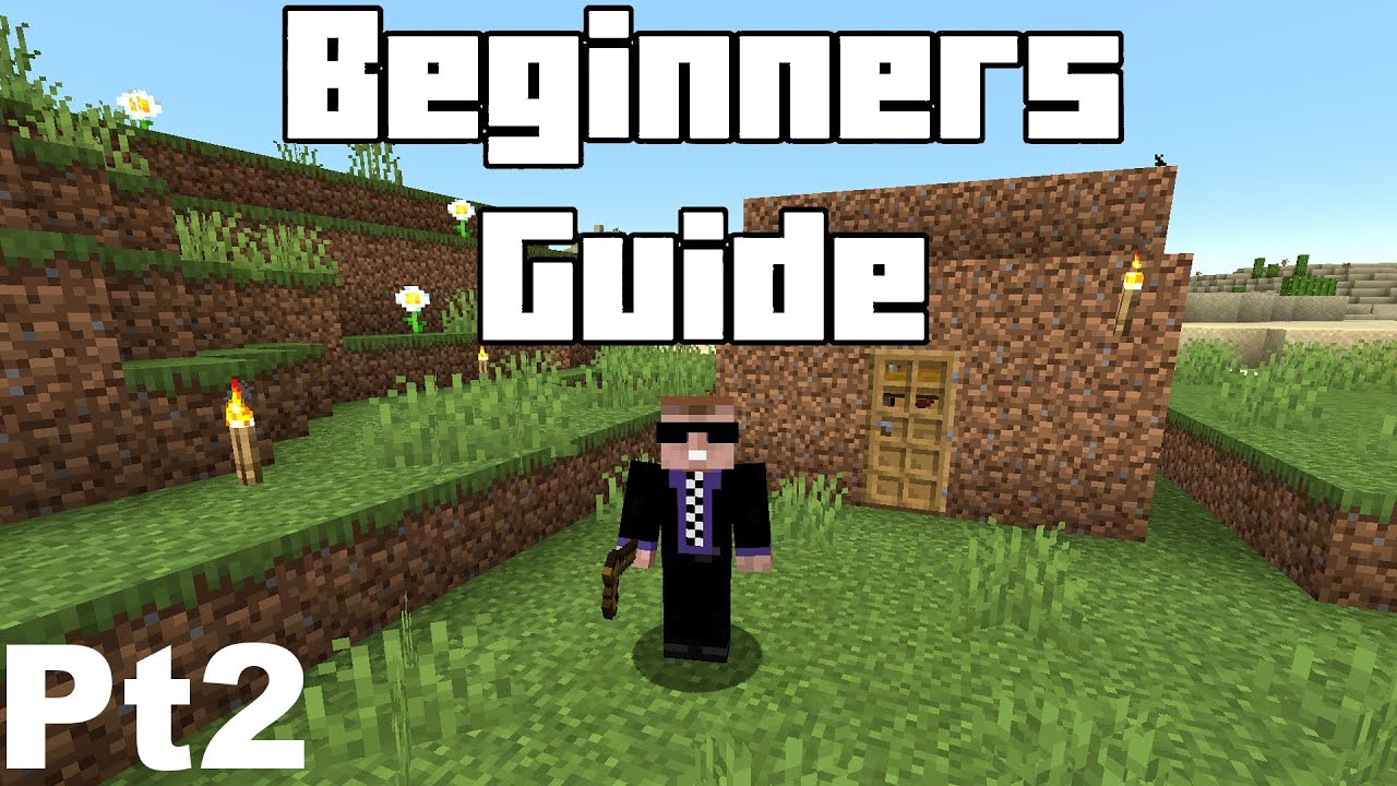 Minecraft Beginners Guide - Part 2 - Shelter, Storage, Bed, Spawn Point ...