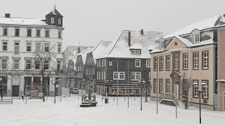 Schneesturm Tristan in Lippstadt - Snowstorm Tristan 2021