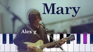 Alex G Mary Piano Tutorial Chords Chordify Alex G Mary Piano Tutorial Chords Chordify