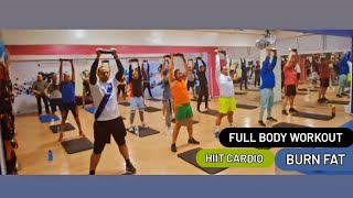 FULL BODY WORKOUT ( HIIT CARDIO) / TABATA / تمارين لحرق الدهون وانقاص الوزن