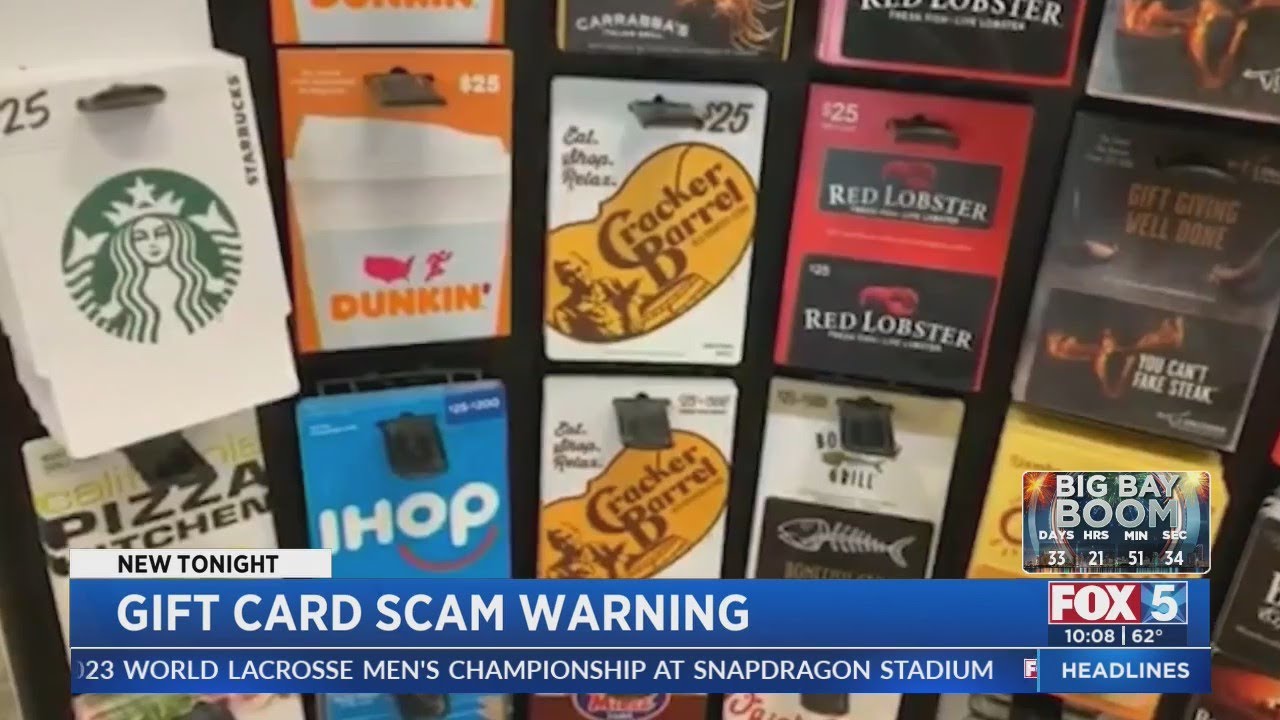 Gift Card Scam Warning Youtube
