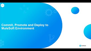 Commit, Promote and Deploy to MuleSoft Environment