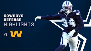 Best Defensive Plays by the Cowboys in Week 14 vs. Washington | Dallas Cowboys
