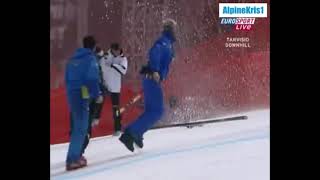Alpine Skiing - 2007 - Women's Downhill - Wolf massive crash in Tarvisio