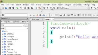 hello world c program - learn c programming p2