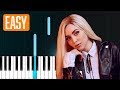 Ava Max - Sweet but Psycho 100% EASY PIANO TUTORIAL