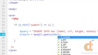PHP Databases 3 - Lesson 4 - Adding Data to the Database