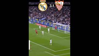 real madrid vs sevilla amazing match 🤩👈 #mbappe #football #shorts