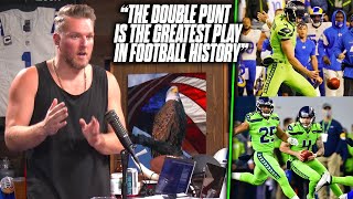 Pat McAfee Reacts To Michael Dickson's Double Punt vs Rams; Was It Legal?
