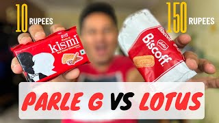 Budget vs Premium: Parle-G Kismi Biscuit vs Lotus Biscoff – Which Wins Your Taste Buds? 🍪✨