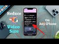 How to Compress Video File Size on iPhone! [iOS]