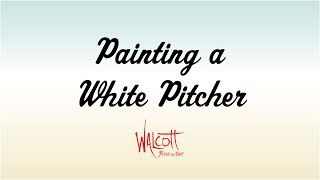 Painting a White Pitcher