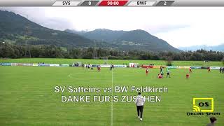 VFV-Cupspiel SV Satteins vs BW Feldkirch