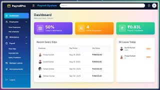 Payroll Management System 2025 | Employee Salary Project Demo