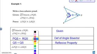 Proving Triangles Congruent Day 2