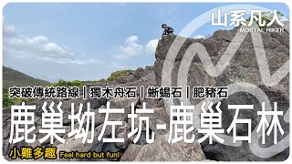 鹿巢石林｜鹿巢坳左坑｜石壟仔｜龍舟石｜行山｜詳細路況｜山系凡人