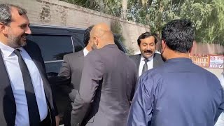 Imran Khan family members arrive at Attock prison, as supporters pleased at suspension of conviction